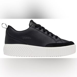 Sorel Women's Black Platform Lace-Up Sneaker